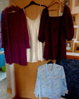 Ladies Clothes Bundle Per Una purple jacket dress Tops size 20