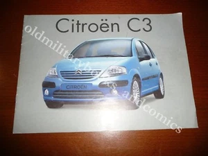 DEPLIANT PUBBLICITARIO FORMATO LIBRETTO CITROEN C3 - Picture 1 of 4
