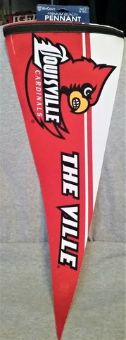 Louisville Cardinals Premium Felt Pennant Cover