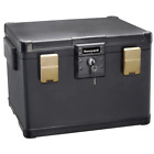 Honeywell Legal Document Safe Storage Chest Molded Fire Resistant Waterproof Key
