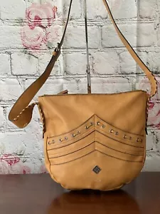 Nanette Lepore Vegan Leather Mustard Shoulder/Crossbody Handbag - Picture 1 of 24