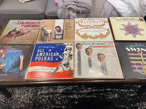 Lot Of 8 Records W/ Tchaikovsky Three Great Ballets Hooked On Swing Poka 1541 - Picture 1 of 9