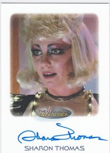 2021 Women Of Star Trek Art and Images Auto (WOST) Sharon Thomas as Waitress L