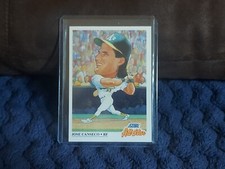 Jose Canseco 1991 Score ALL-STAR TEAM Card #398. Athletics