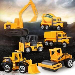 Alloy Mini Compact Excavator Digger Tractor Kid Toys Construction Vehicle YG