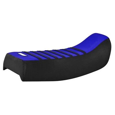 Cubierta de asiento con pinza negra y azul para Suzuki LTF 250 300 1987-98 con costillas negras #366 Foto 1 de 4