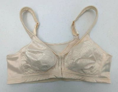Sujetador Playtex para mujer 36B marfil 18 horas POSTURE BOOST cierre frontal inalámbrico E525 Foto 1 de 4