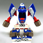 Transformers 2002 Playskool Go-Bots Speed Bots Mirage Action Figure Race Car #26