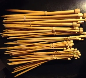 Clover Bamboo Knitting Needles straight and Takumi Clover Knitting Needles - Picture 1 of 12