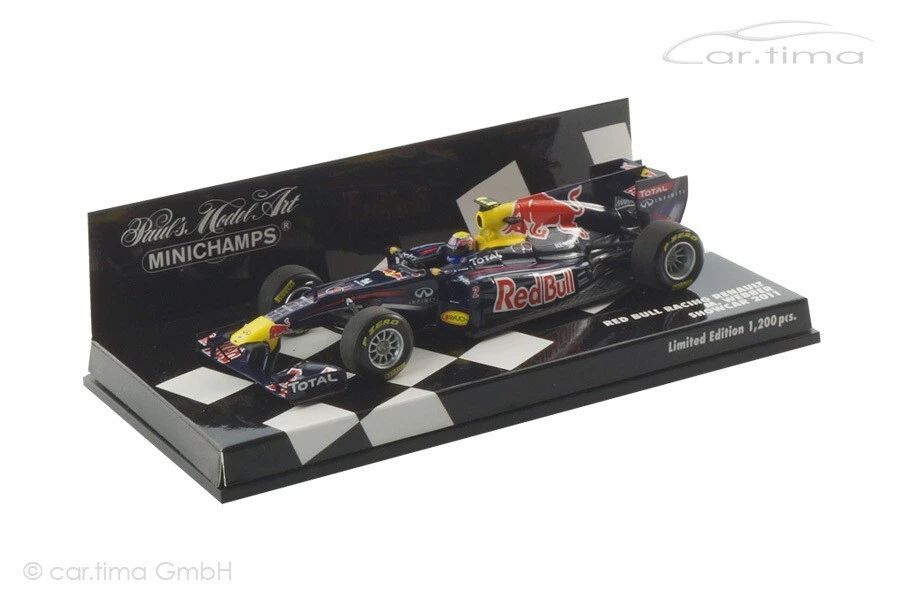 Red Bull F1 RB7 Showcar M. Webber 2011 Minichamps 1:43 - Immagine 1 di 1