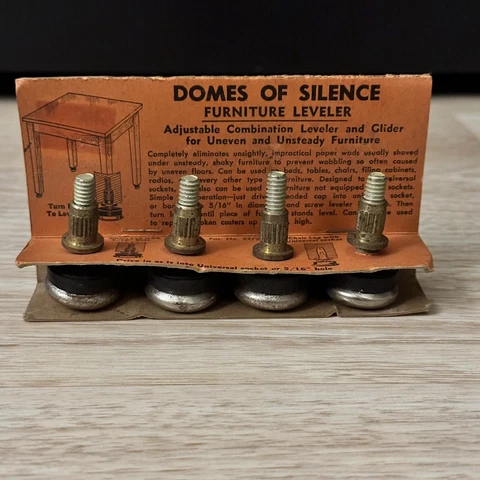 Domes Of Silence Furniture Leveler Glider For 5/16" Hole Cover