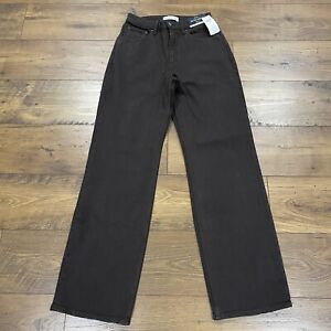 Abercrombie & Fitch Jeans Women 27 / 4 Long 90s Relaxed High Rise Brown NWT