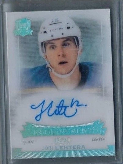 2014-15 The Cup Enshrinements Jori Lehtera Auto 3/99  Philadelphia Flyers  - Image 1 of 1