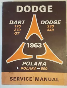 Manual de Taller / Del Dodge Dardo , 330 , 440 , Polara & 500 1963 - Imagen 1 de 2