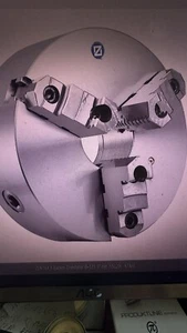 Zentra Dreibacken Drehfutter Stahl D=125 mm zyl.Aufnahme DIN 6350, get.Backen - Bild 1 von 1
