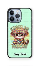 Cinco De Mayo Meow Cat Cute Cat Personalize Phone Case For iPhone Samsung Google