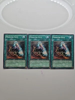 Yugioh Monster Gate AST-039 Ancient Sanctuary 1st Edition x3 Playset NM - Image 1 of 4