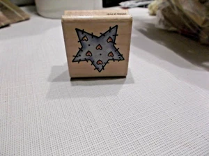 Estampilla de goma estampida parche estrella del país # A1321C - Imagen 1 de 3