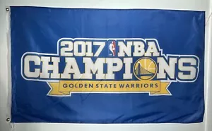 2017 NBA Champions Golden State Warriors Banner Flag Sports Basketball 3’x5’ - Picture 1 of 6