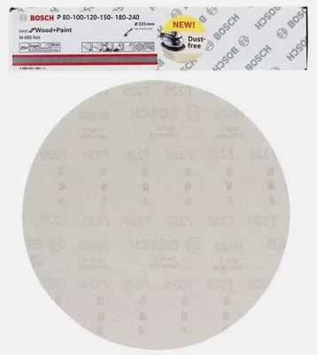 BOSCH Schleifnetz Trockenbauschleifer 225 mm Deckenschleifer Holz Farbe 25 Stück - Bild 1 von 3