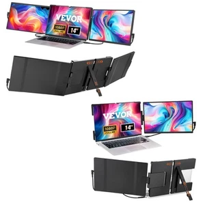 Laptop Screen Extender 14in HD 1080P Portable Monitor for 13"-17" Laptop - Picture 1 of 26