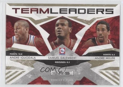 2009 Rookies & Stars Team Leaders Gold Andre Miller Iguodala Samuel Dalembert - Image 1 of 2