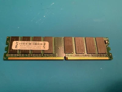 PNY 1GB AOTQD W/O 70469 DDR DIMM Memory RAM TESTED - Image 1 of 2