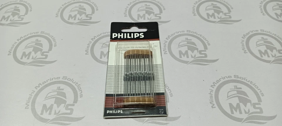 PHILIPS 4822 052 11519 Fuse SIRO 0.5W 5% 2.5x7mm NFR25H (25x) NEW Box Pack - Image 1 of 3