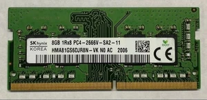π₯ Sk HYNIX 8gb DDR4 laptop RAM 2666 MHz 1rx8 HMA81GS6DJR8N-VK MEMORY - Picture 1 of 1