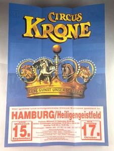 Vintage - Circo Corona Hamburgo Circo Europeo Póster Folleto - B3 - Imagen 1 de 5