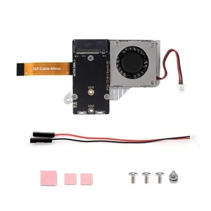 For 5 PCle to M.2 Adapter Board with Blower+Heat Sink Gen3 M.2 NVMe9738 - Afbeelding 1 van 10