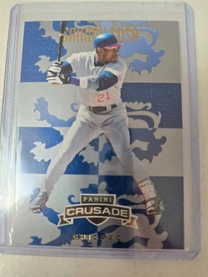Cruzada Panini 2025 - Sammy Sosa #161 - azul y plata  Foto 1 de 2