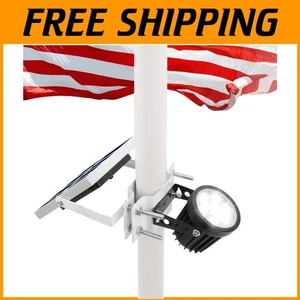 Luz de bandera solar de anochecer a amanecer con dos niveles de brillo para pantallas exteriores - Imagen 1 de 8