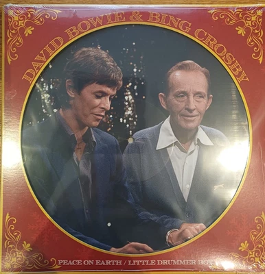 DAVID BOWIE & BING CROSBY PEACE ON EARTH 12" PICTURE DISC MINT - Image 1 of 2