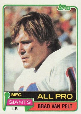 1981 Topps #270 Brad Van Pelt - Image 1 of 2