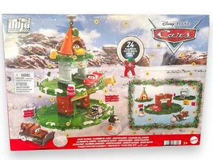 Disney Pixar Cars Diecast Mini Racers Advent Calendar With 24 Play Pieces SEALED - Picture 1 of 15