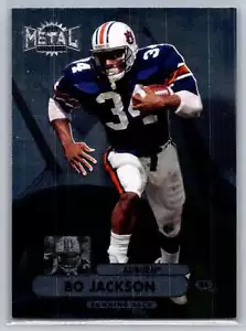 2013 Fleer Retro #M-4 Bo Jackson Raiders '98 Metal Universe - Imagen 1 de 2