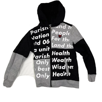 Sudadera con Capucha Parish Nation Gris Negra Cremallera Completa Talla M A050122 Rn125291 Foto 1 de 4