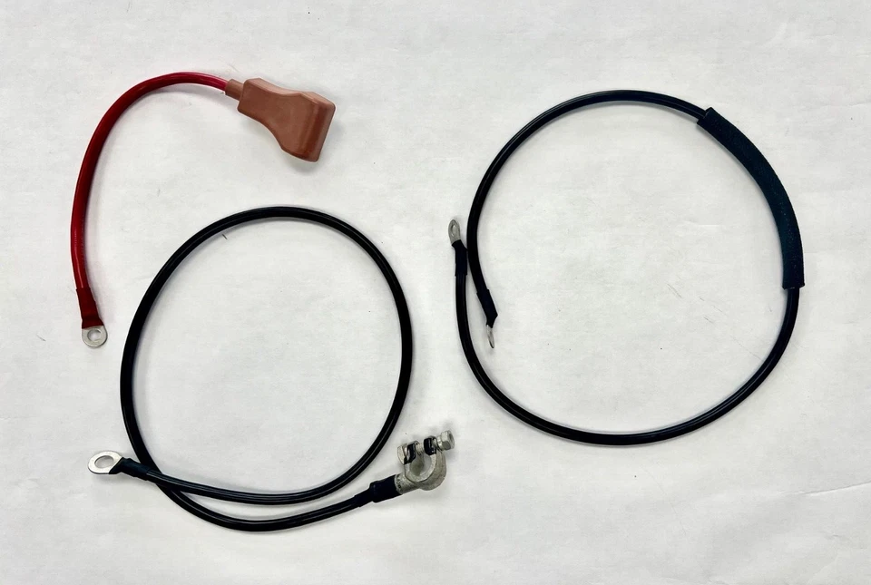 NEW! 1965 - 1966 FORD MUSTANG Battery Cable Set 289 V8 Set of 3  - Image 1 of 4