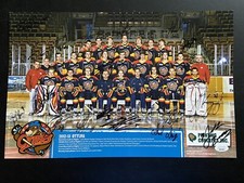 RARE! 2012/13 Erie Otters TEAM SIGNED Poster- Connor McDavid 1st Season! JSA COA