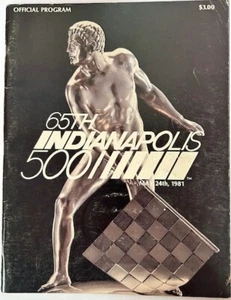 INDY 500 1981 65. PROGRAMM MIT BORG WARNER TROPHÄE MITTELFALZ POSTFRISCH. - Bild 1 von 2