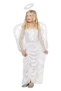 Engelkostüm "Kleiner Engel" Weihnachtskostüm  Mädchenkostüm Verkleidung - Bild 1 von 3