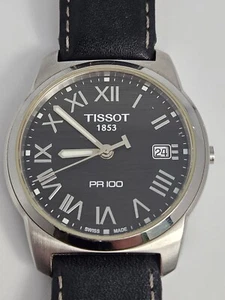 Men's Tissot 1853 PR100 T049.410.B Swiss Made Quartz 100M WR 38mm Watch - Picture 1 of 23
