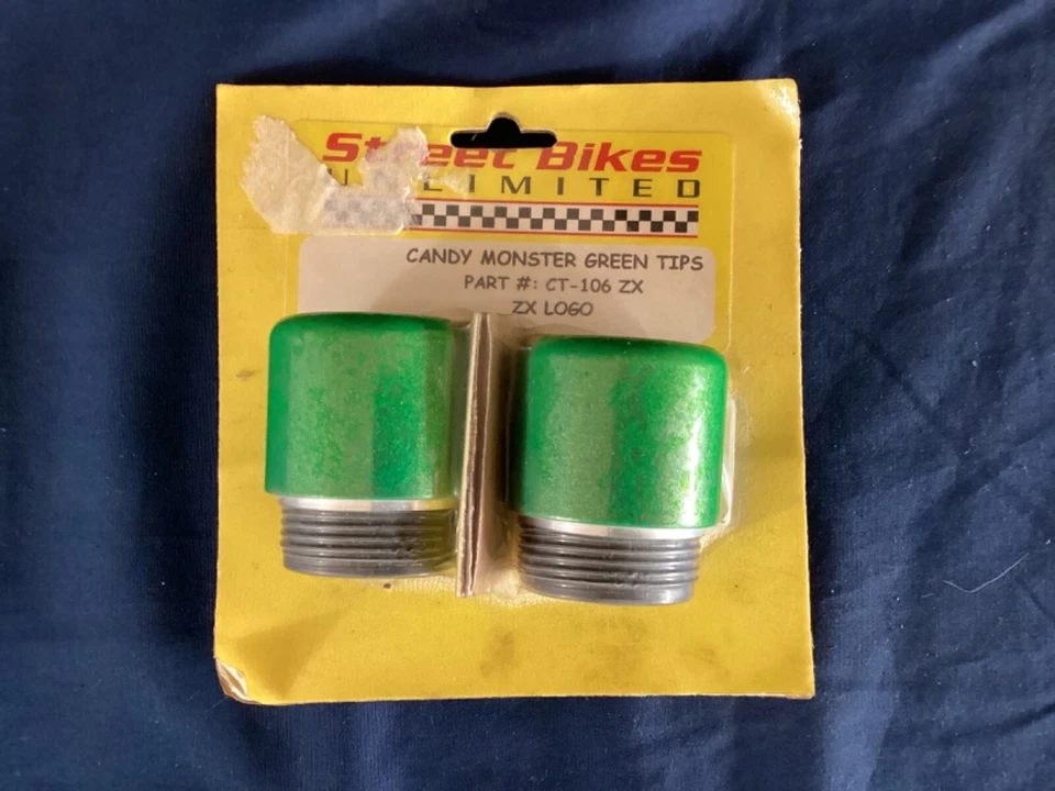 NUEVO Street Bikes Unlim Candy Monster Tips Ninja Verde ZX9R ZX6R Z, CT-106-ZX* Foto 1 de 2