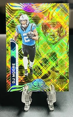 2022 Panini Illusions DJ MOORE GOLD /299 - Carolina Panthers - Image 1 of 3