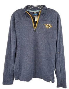 Nashville Predators 1/4 Zip Pullover Youth Size Large 14 / 16 Nice Condition - Picture 1 of 6