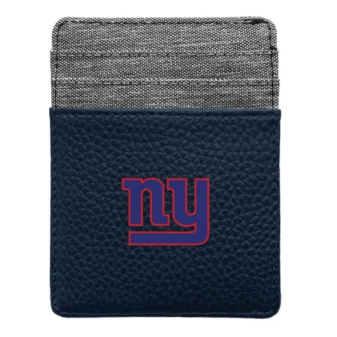 New York Giants Wallet Pebble Front Pocket Wallet Cover