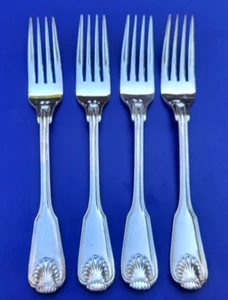 The Main Course MNF2 Japan versilberte Schale Menge 4 Tafelgabeln 7 1/2" - Bild 1 von 6