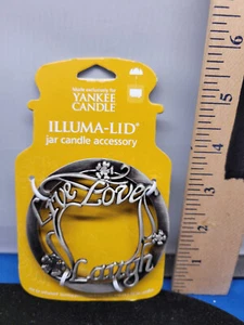 Candle Lid Med /Lg Jar Candles Live Laugh Love Theme by Yankee Candle 329 - Picture 1 of 2