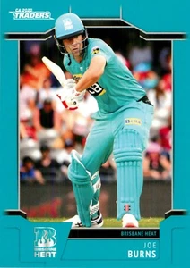 2020 2021 BRISBANE HEAT BBL Cricket Card JOE BURNS Traders - Foto 1 di 2
